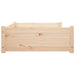 Dog Bed 95.5x65.5x28 Cm Solid Pine Wood Nxoapi