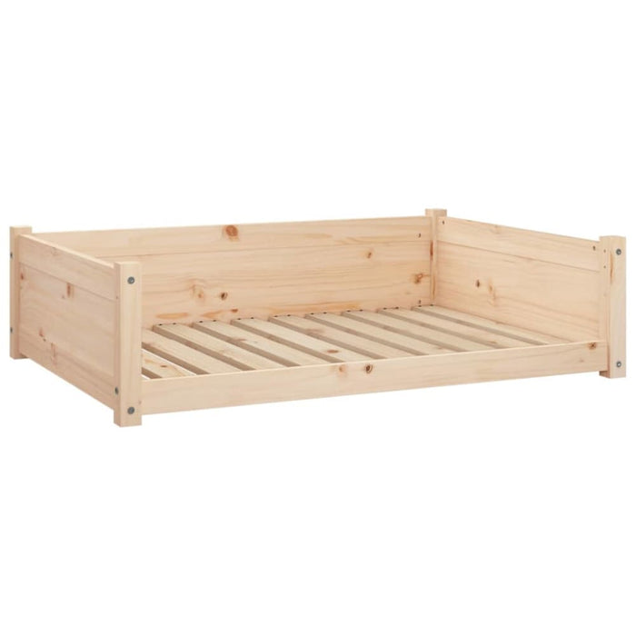 Dog Bed 95.5x65.5x28 Cm Solid Pine Wood Nxoapi