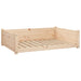 Dog Bed 95.5x65.5x28 Cm Solid Pine Wood Nxoapi