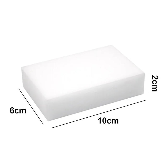 100pcs/Lot White Melamine Sponge Eraser for Dishwashing Kitchen Bathroom Cleaner