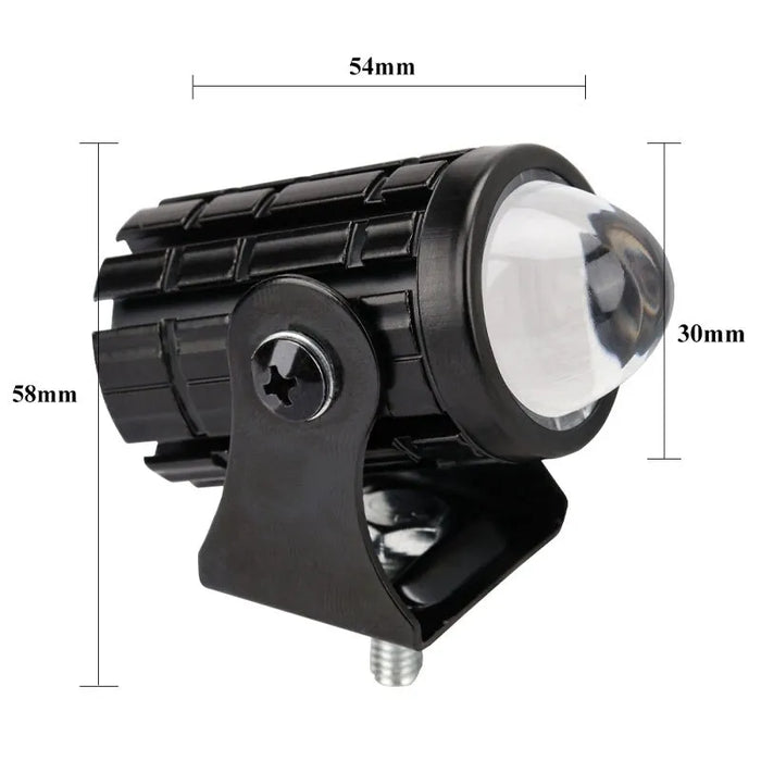 1pcs Mini Driving LED Projector Lens Motorcycle Headlight For Auxiliary Spotlight Lamp