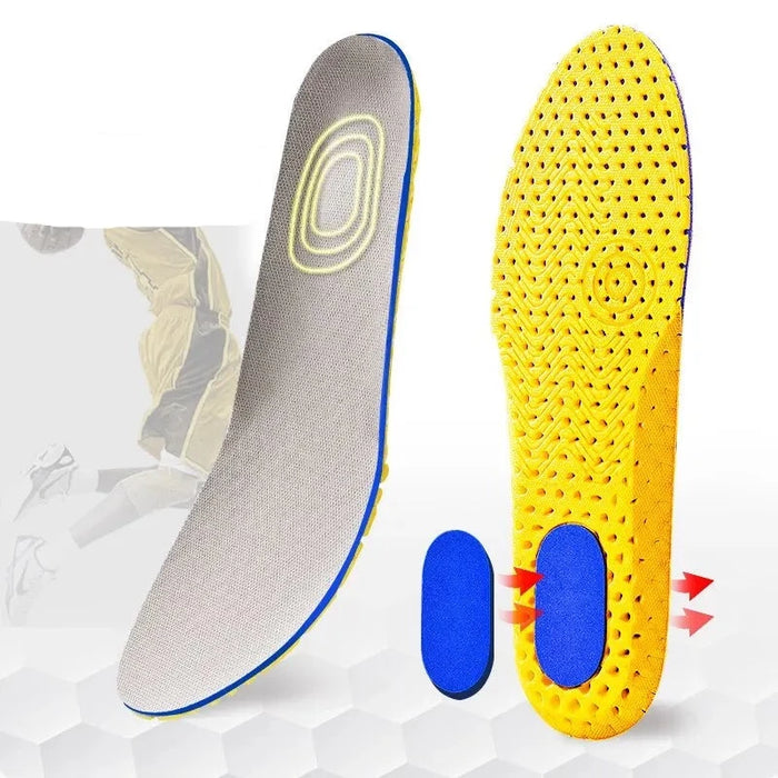 3Pairs Memory Foam Orthopedic Insoles for Feet Shoe Sole Pad Mesh Deodorant Breathable Sneakers Running Cushion for Men Women