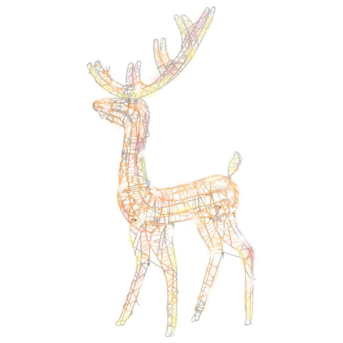 Acrylic Reindeer Christmas Decoration 140 Leds 128cm