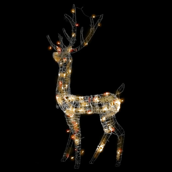 Acrylic Reindeer Christmas Decoration 140 Leds 128cm