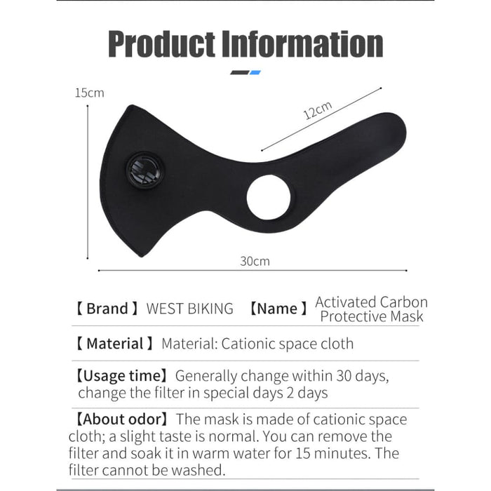 Activated Carbon Protective Mask