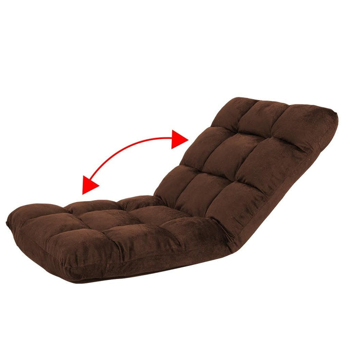 Adjustable Cushioned Floor Gaming Lounge Chair 100 x 50