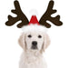 Adjustable Elastic Strap Reindeer Headwear Costumes For Dogs