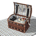 Alfresco 4 Person Wicker Picnic Basket Baskets Outdoor