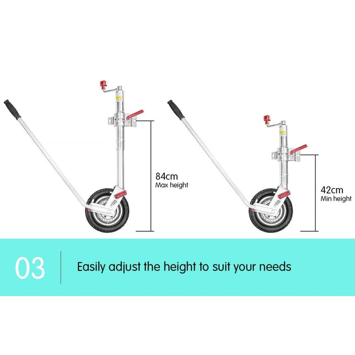 Alko 10 Inch Trailer Boat Jockey Wheel