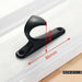 Aluminum Alloy Black Cabinet Handles American Style Solid