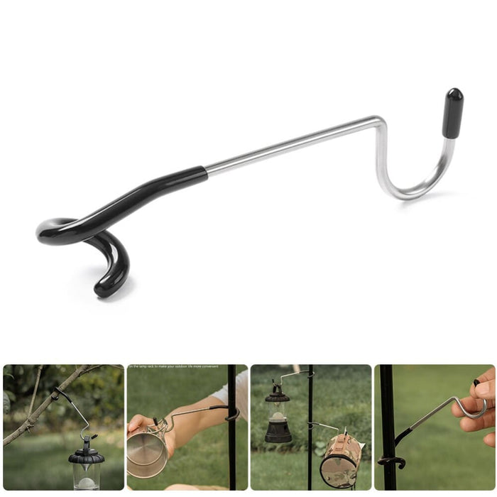 Aluminum Alloy Tent Pole Lamp Holder Hook Camp Lantern