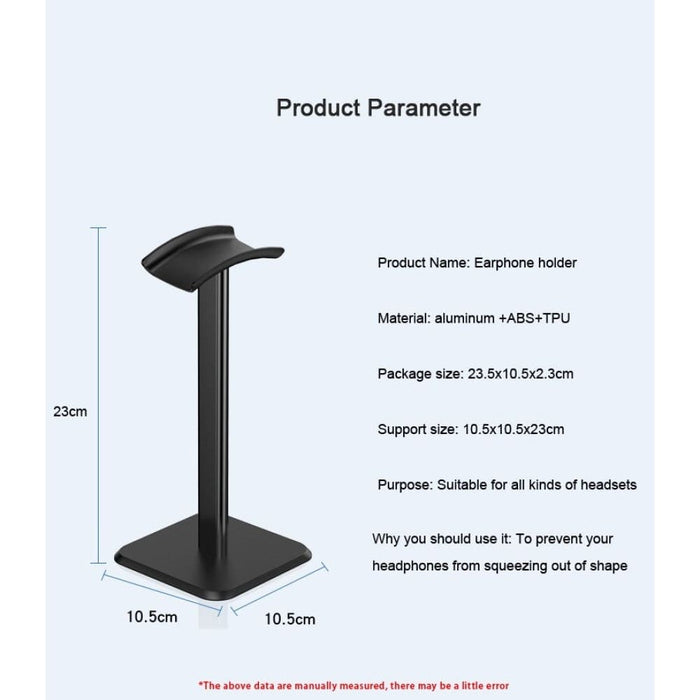 Aluminum Stand Stable Anti-slip Earphone Holder For All