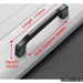 American Style Solidblack Cabinet Handles Aluminum Alloy