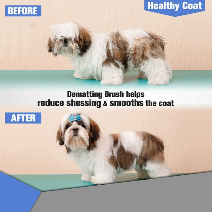 Anti-slip Dematting Dog Brush Effectively Removes Tangles