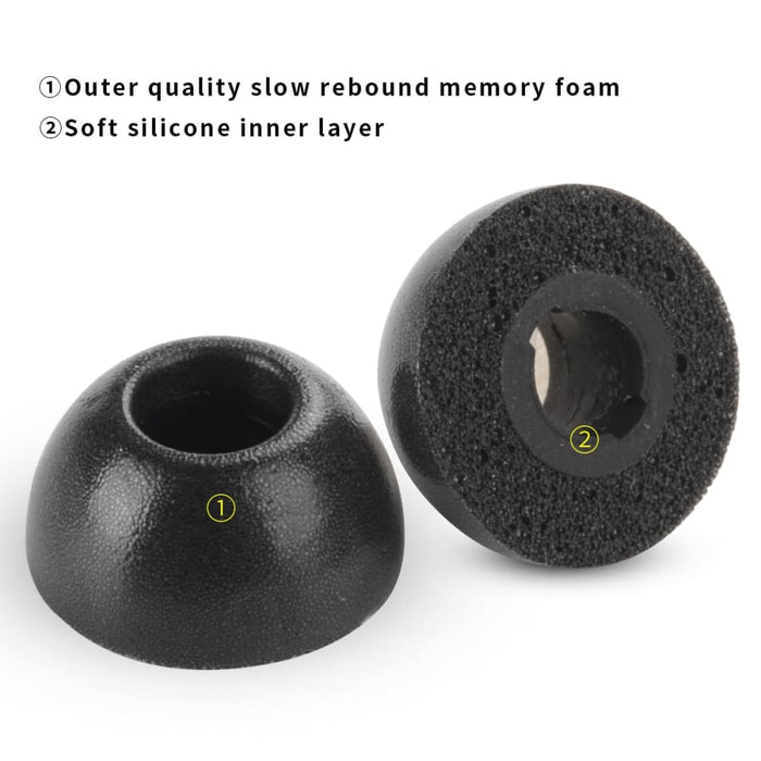 Anti-slip Noise Reducing Memory Foam Ear Tips for 1more