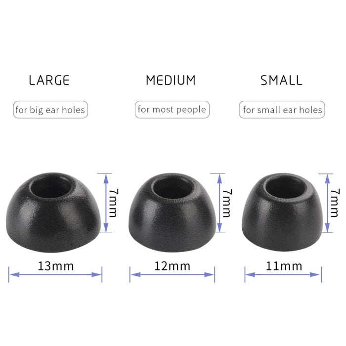 Anti-slip Noise Reducing Memory Foam Ear Tips for 1more