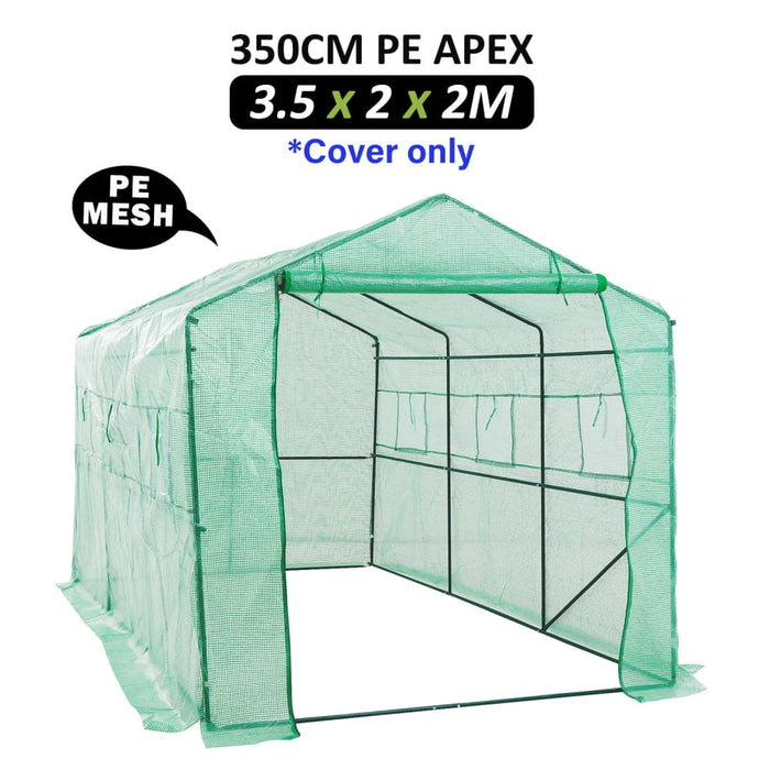 Apex 350m Garden Greenhouse Shed Pe Cover Only