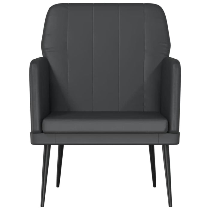 Armchair Black 61x78x80 Cm Faux Leather Tpotkx