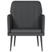 Armchair Black 61x78x80 Cm Faux Leather Tpotkx