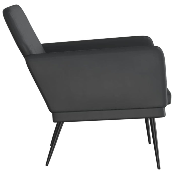 Armchair Black 61x78x80 Cm Faux Leather Tpotkx