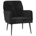 Armchair Black 62x79x79 Cm Velvet Tpoabk