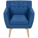 Armchair Blue Fabric Gl8626