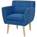 Armchair Blue Fabric Gl8626