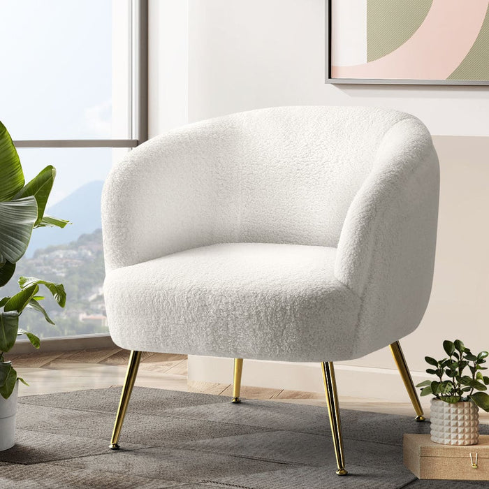 Armchair Lounge Chair Accent Chairs Armchairs Sherpa Boucle