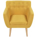 Armchair Yellow Fabric Gl85969