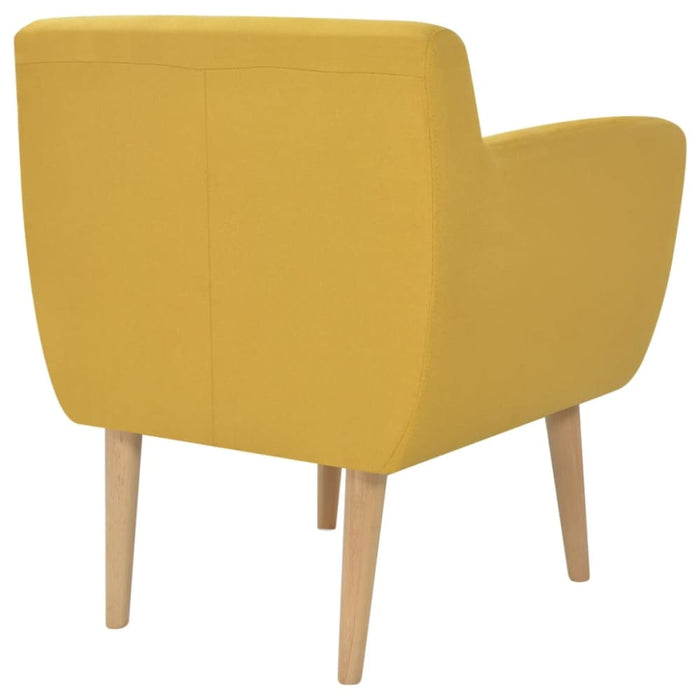 Armchair Yellow Fabric Gl85969