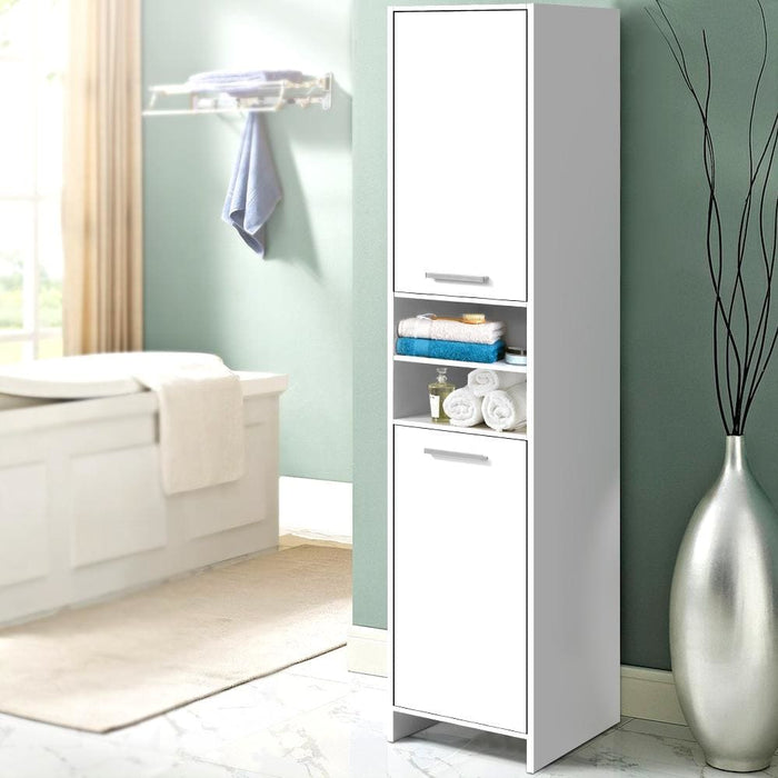 Artiss 185cm Bathroom Tallboy Toilet Storage Cabinet