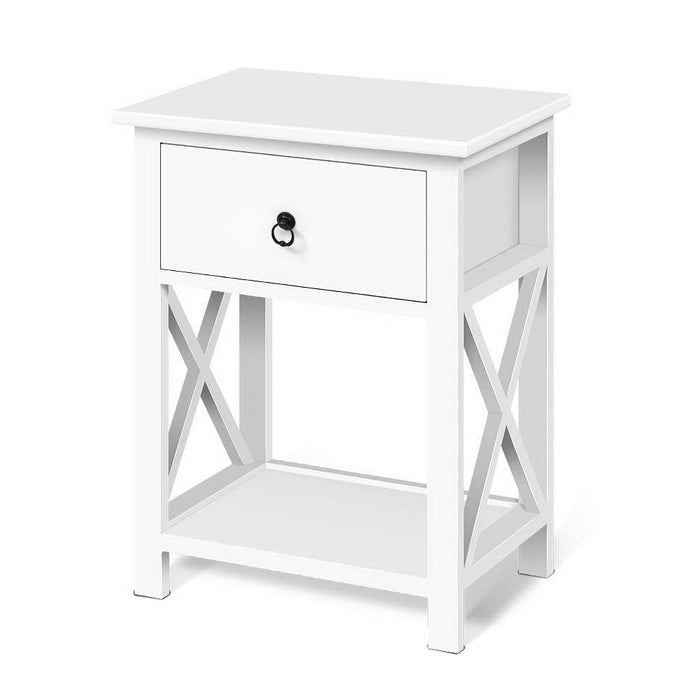 Artiss Set Of 2 Bedside Tables Drawers Side Table