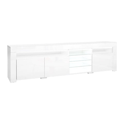 Artiss Tv Cabinet Entertainment Unit Stand Rgb Led Gloss 3