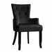 Artiss Dining Chairs French Provincial Chair Velvet Fabric