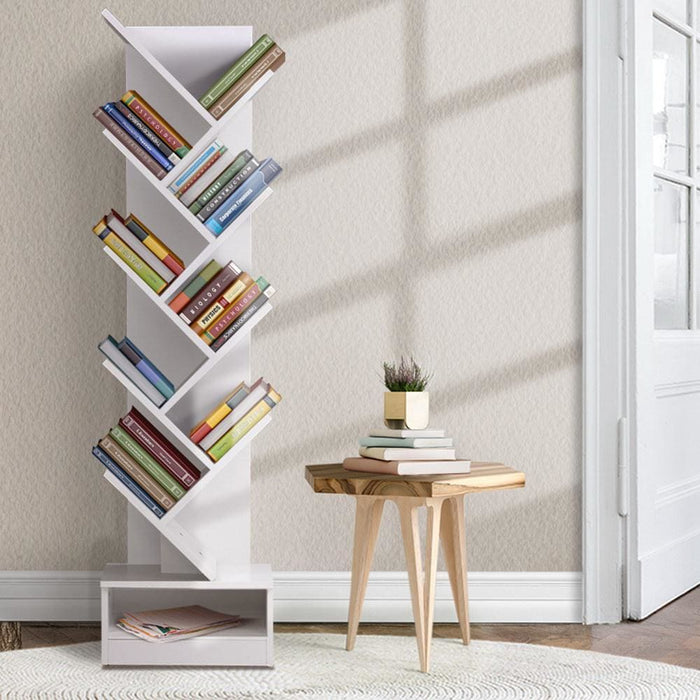 Artiss Display Shelf 9-shelf Tree Bookshelf Book Storage