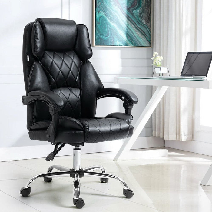 Artiss Executive Office Chair Leather Gaming Computer Desk