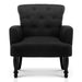 Artiss French Lorraine Chair Retro Wing - Black