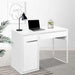 Artiss Metal Desk With Storage Cabinets - White