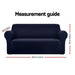 Artiss Sofa Cover Elastic Stretchable Couch Covers Navy 3