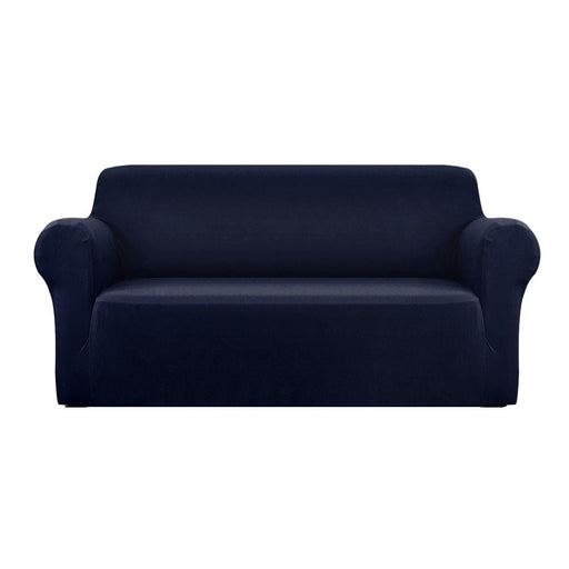 Artiss Sofa Cover Elastic Stretchable Couch Covers Navy 3