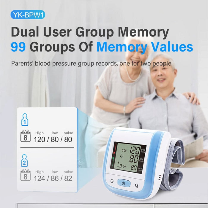 Automatic Wrist Digital Blood Pressure Monitor