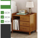 Bamboo Bedside Table Nightstand Storage Bedroom Sofa Side