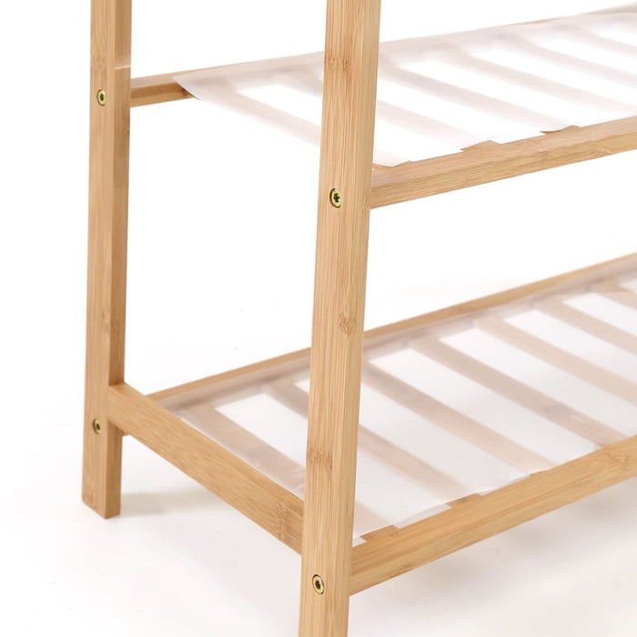 Goslash Picks Bamboo Shoe Rack Storage Wooden Organizer