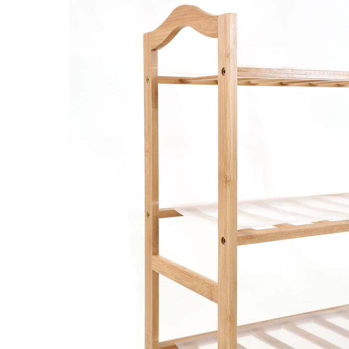 Goslash Picks Bamboo Shoe Rack Storage Wooden Organizer