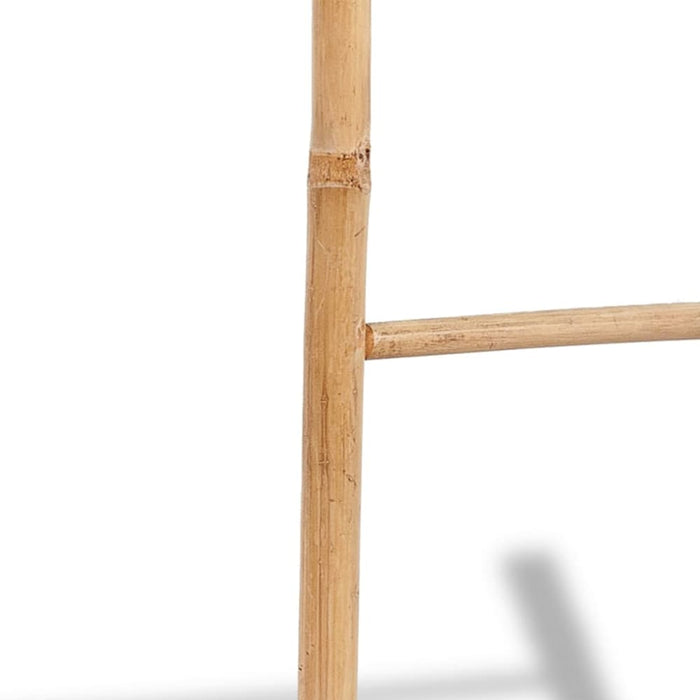 Bamboo Towel Ladder With 6 Rungs Aoakl