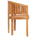 Banana Bench Solid Teak Wood Anbxo