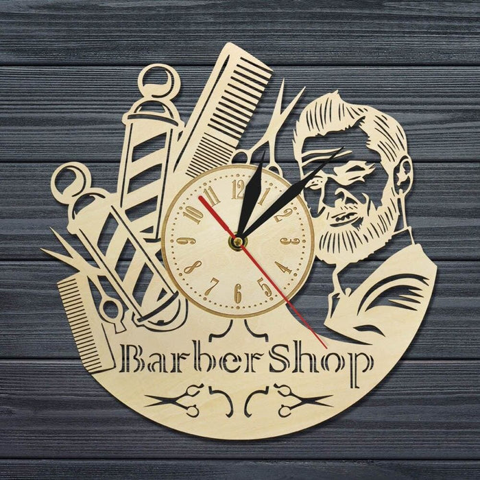 Barber Shop Wall Clock