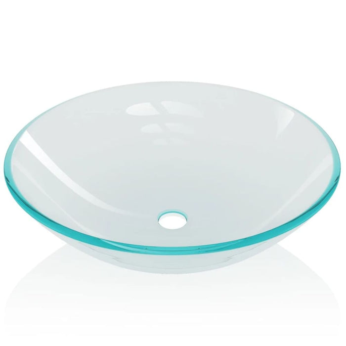 Basin Tempered Glass 42 Cm Transparent Oaxxxk