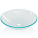 Basin Tempered Glass 42 Cm Transparent Oaxxxk