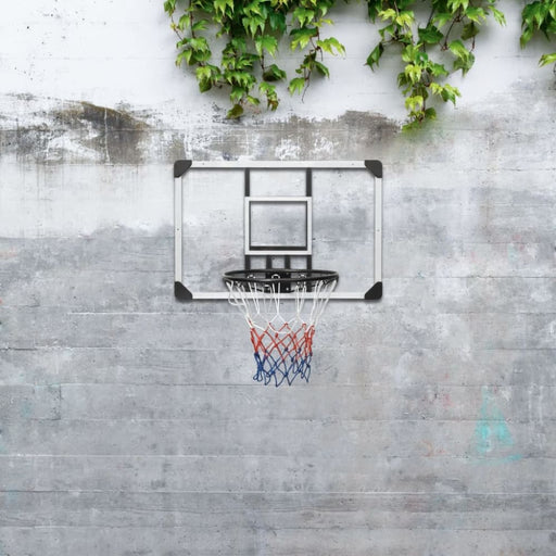 Basketball Backboard Transparent 90x60x2.5 Cm Polycarbonate